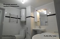 ванна комната ремонт фото